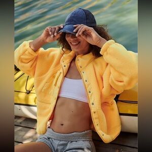 fp movement hit the slopes Yellow Fleece Jacket